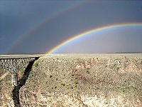 Rio grande gorge rainbow