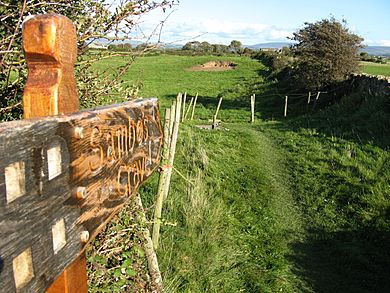 Sambo's Grave, from stile