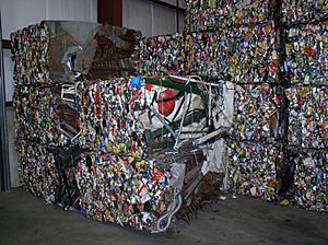 Steel recycling bales