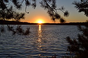 Sunset in Lake Nebagamon