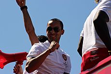 Theo Walcott - FA Cup parade