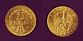 25 Schilling 1926 Gold Hartig