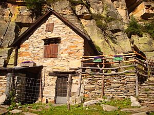 Alpine hut near Brisone