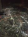 Bhubaneswar at night from sky