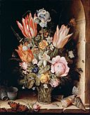 Christoffel van den Berghe, Dutch (active Middelburg), active c. 1617 - after 1628 - Still Life with Flowers in a Vase - Google Art Project.jpg