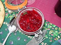 Cranberry sauce