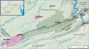 East River (New River) map.png