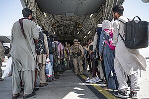 Evacuation at Hamid Karzai International Airport 210821-F-IG885-1394