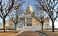 Front view of Rhode Island State House