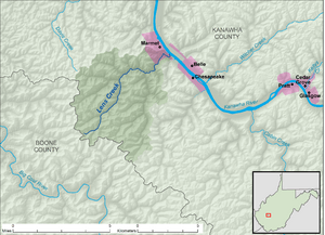 Lens Creek WV map.png