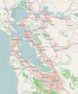 Alameda, California is located in San Francisco Bay Area