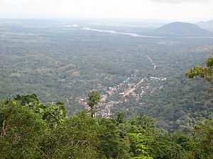 View of Milot from the road to the Citadelle