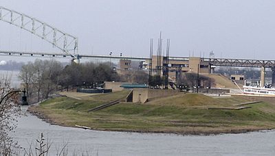 Mud island from south