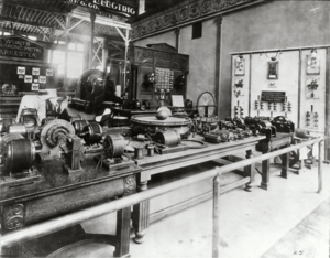 Nikola Tesla's personal exhibit at the 1893 Chicago World's Columbian Exposition Fair