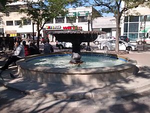 Polonia Triangle fountain