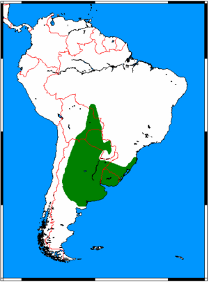 Pseudalopex gymnocercus range map.png