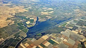 Sacramento River Deep Water Ship Canal and sloughs