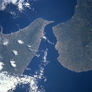 Stretto di messina satellitare