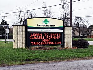 Sylvania Tam-O-Shanter road sign