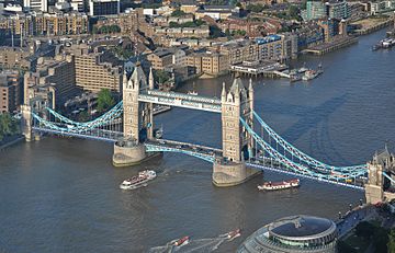 Tower Bridge (aerial view)