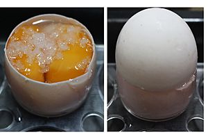 Traditional method stream duck egg