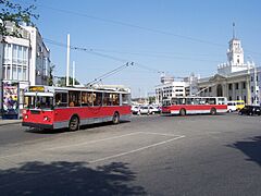 Trolleybuses in Krasnodar in 2007