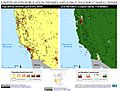 Western United States of America Population Density and Low Elevation Coastal Zones (5457307275)