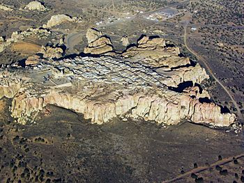 Aerial View of Acoma Sky City