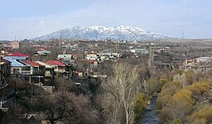 Aragats from Ashtarak