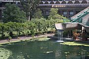 Barbican steps and fountains