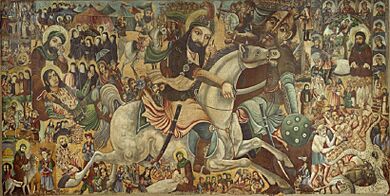 Brooklyn Museum - Battle of Karbala - Abbas Al-Musavi - cropped