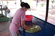 Coconut candy making