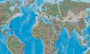 Distribution of varisican orogenies