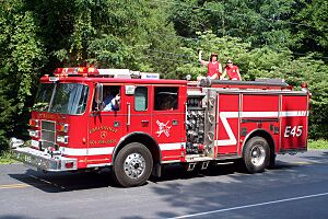 Earlysville Volunteer Fire Department Truck