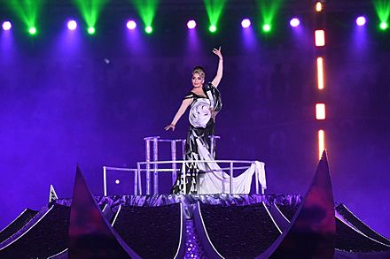 Dixit performing at the opening ceremony of the 2018 Men's Hockey World Cup