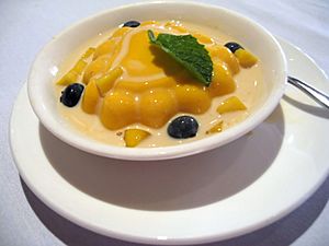 Mango pudding