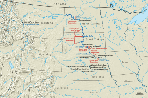 Map Pick–Sloan Missouri Basin Program