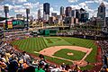 A photograph of a baseball diamond