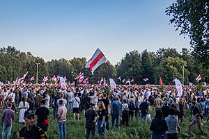 Rally in support of Tsikhanouskaya in Minsk (30 July 2020) - 42