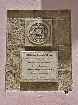 Ricardo Alegria Plaque Havana Cuba