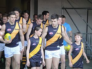 Richmond players run out