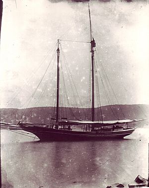 Schooner Stephen Taber, around 1900