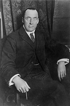 Sir Edward Carson, bw photo portrait seated