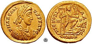 Solidus-Arcadius-RIC 1205