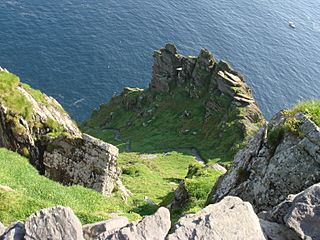 Stairs on Skellig Michael