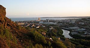 Swansea from kilvey hill