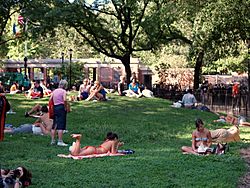 Tompkins Square Park Central Knoll