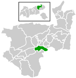 Location within Kufstein district