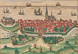 1594 map of Elbogen