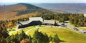 Bascom Lodge atop Mount Greylock